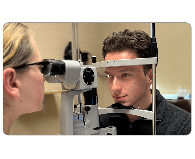 patient first visit at Lancaster Retina Specialists